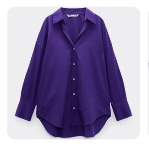 Zara poplin shirt